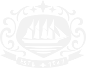 Fraser Yachts crest, established 1947, the world's largest yacht brokerage